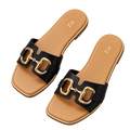 Gold Bit Slides, matching left and right pair in Black