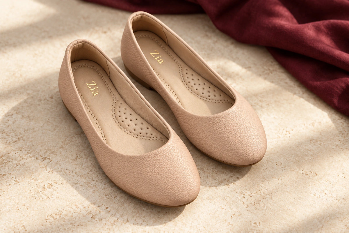 Classic Ballet Flats, editorial pair view